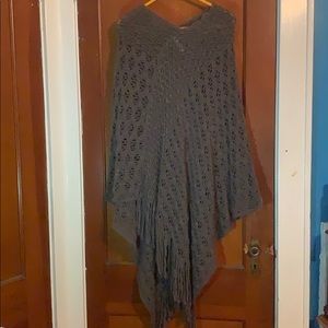 Gray Poncho